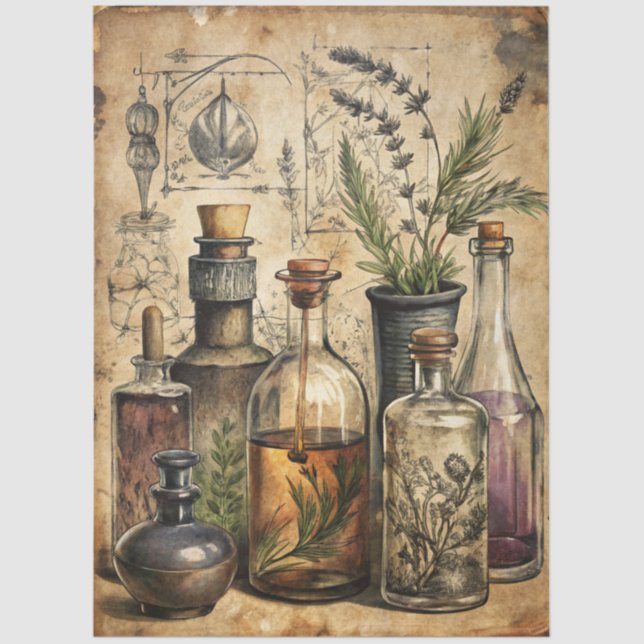 Papier Mousseline Gothic Junk Journal Series Design 22 (Recto)