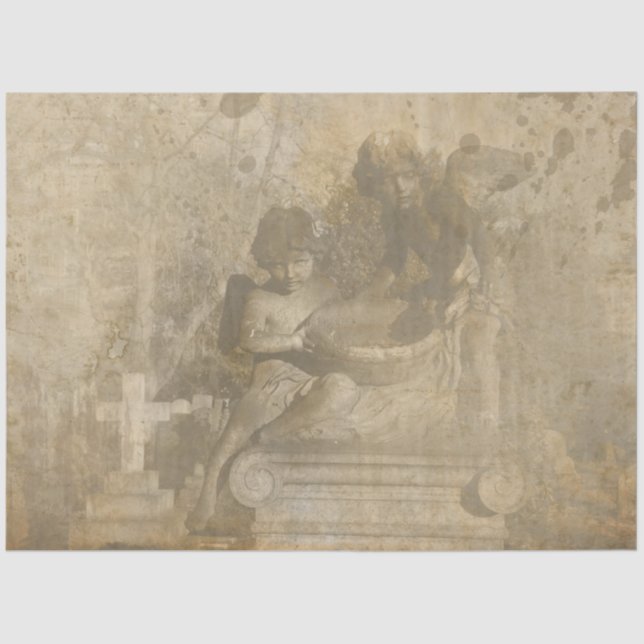 Papier Mousseline Gothique Angel Series Design 6 (Recto)