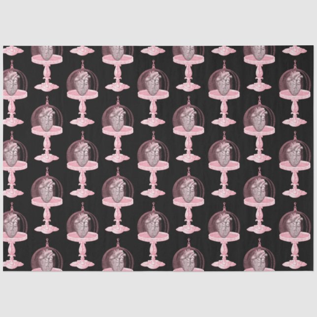 Papier Mousseline Gothique Love Series Design 17 (Recto)