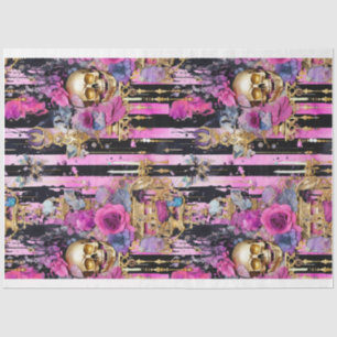 Papier Mousseline Gothique Shabby Glam I Découpage Papier