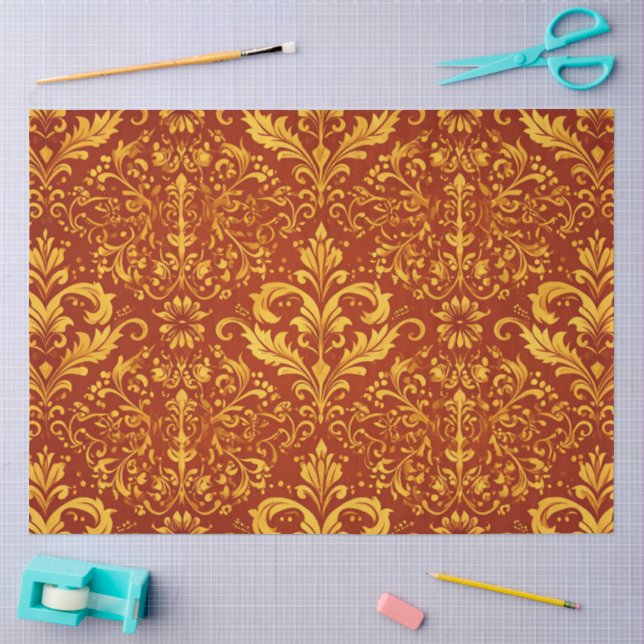 Papier Mousseline Grâce dorée (Artisanat)