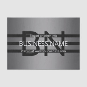 Papier Mousseline Gradient gris moderne et bandes noires horizontale