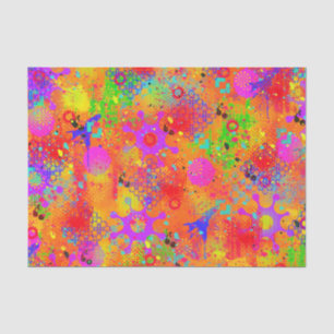 Papier Mousseline Graffiti de couleur