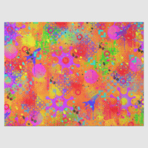 Papier Mousseline Graffiti de couleur