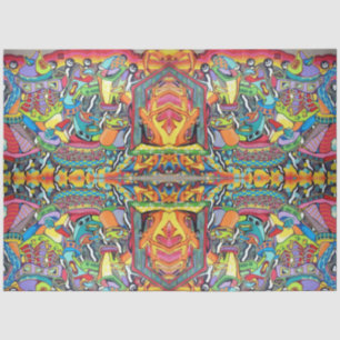 Papier Mousseline Graffiti Urban 28 Découpage Papier Tissu Miroir