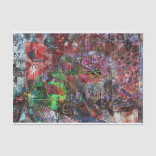 Papier Mousseline graffitti