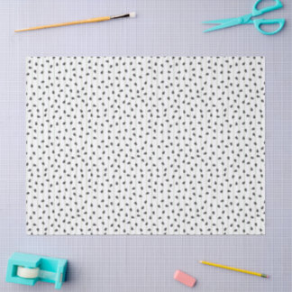 Papier Mousseline Graines de pastèque minimalistes et été à rayures