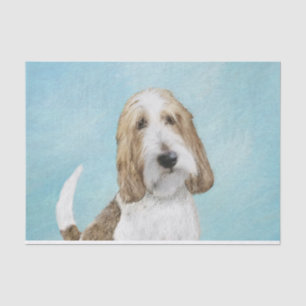 Papier Mousseline Grand Basset Griffon Vendeen - Art Chien original