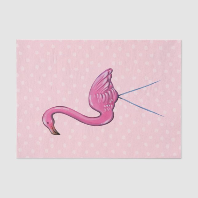 Papier Mousseline Grand papier rose d'emballage cadeau de tissu de (Recto)