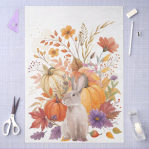 Papier Mousseline Grande Aquarelle Whimsical Fleur sauvage de chute