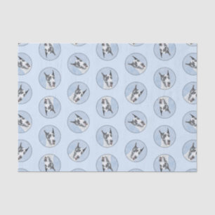 Papier Mousseline Grande Danse Peinture Harlequin Original Animal Ch