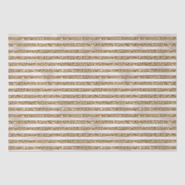 Papier Mousseline Grandes perles glam or (Recto)