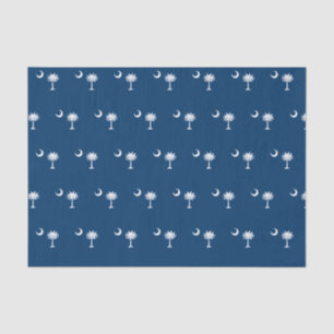 Papier Mousseline Graphique du drapeau dynamique de l'État de Caroli