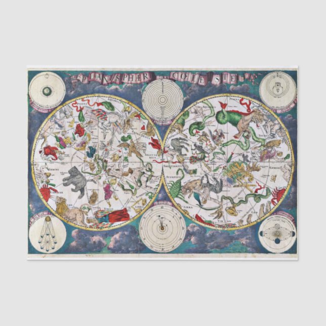 Papier Mousseline Graphique en étoile (Recto)