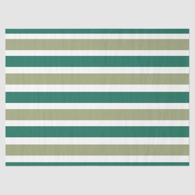 Papier Mousseline Gray Green Stripes (Recto)