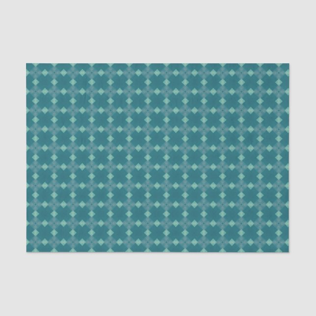 Papier Mousseline Green diamonds (Recto)