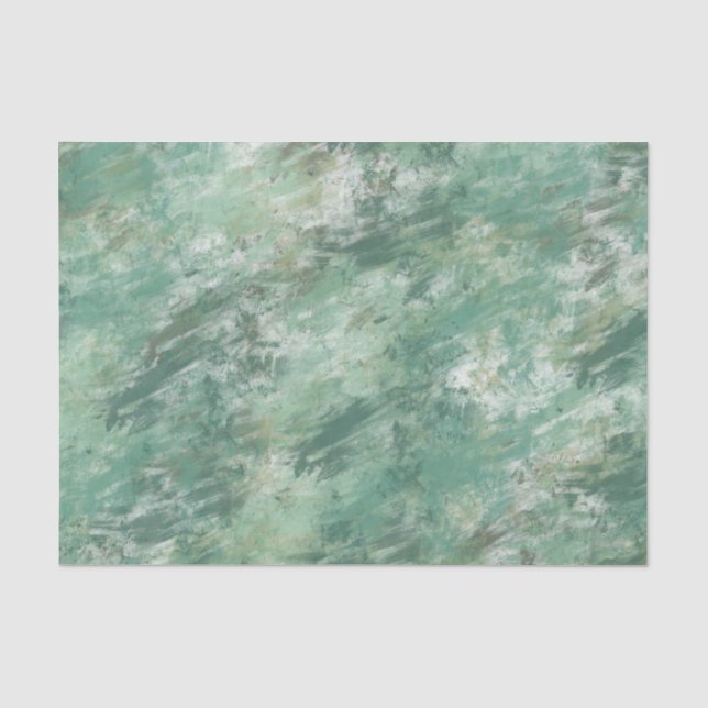 Papier Mousseline Green Grunge Abstrait (Recto)