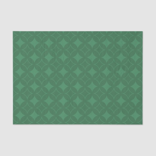 Papier Mousseline Green Shippo motif (Recto)