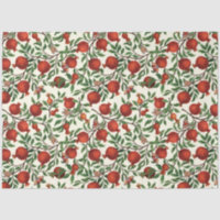 Grenades et papillons Bella sur blanc