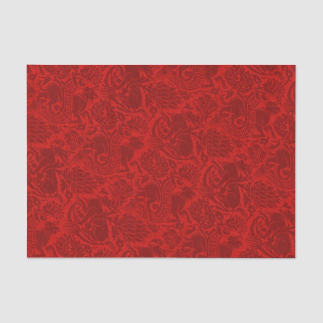 Papier Mousseline Grenoble Bourgogne Rouge du vin (Recto)