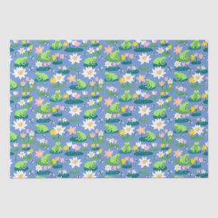 Papier Mousseline Grenouilles et Lily Pads BABY SHOWER mignon Enfant