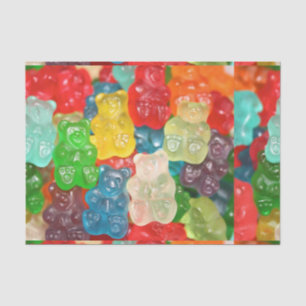 Papier Mousseline Gros ours gommeux motif pour grand & petit, bonbon