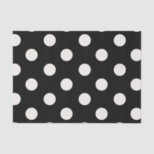 Papier Mousseline Gros Pois Vanilla Chic Motif Tissu Papier