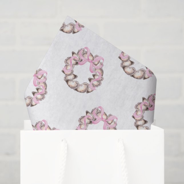 Papier Mousseline Grotte de l'huître côtière de Preppal Noël (Sac cadeau)