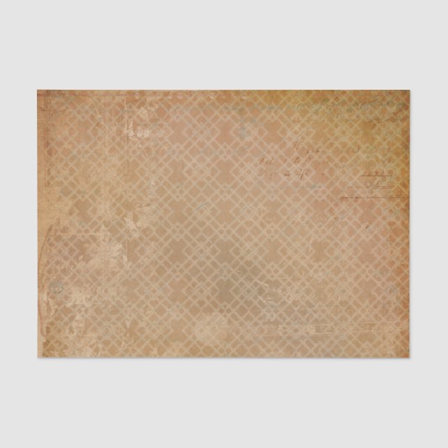 Papier Mousseline Grunge Burange Orange Retro (Recto)