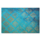 Grunge Copper Patina et Turquoise Verdigris