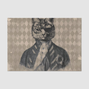 Papier Mousseline Grunge de chat de harlequin