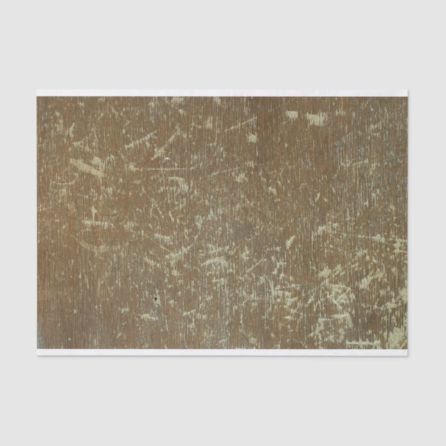 Papier Mousseline Grunge Patiné en bois Brown (Recto)