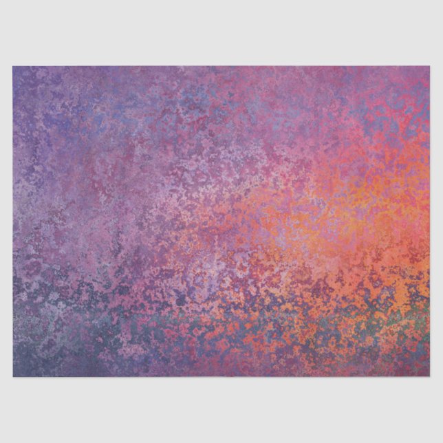 Papier Mousseline Grunge pourpre et rouge (Recto)