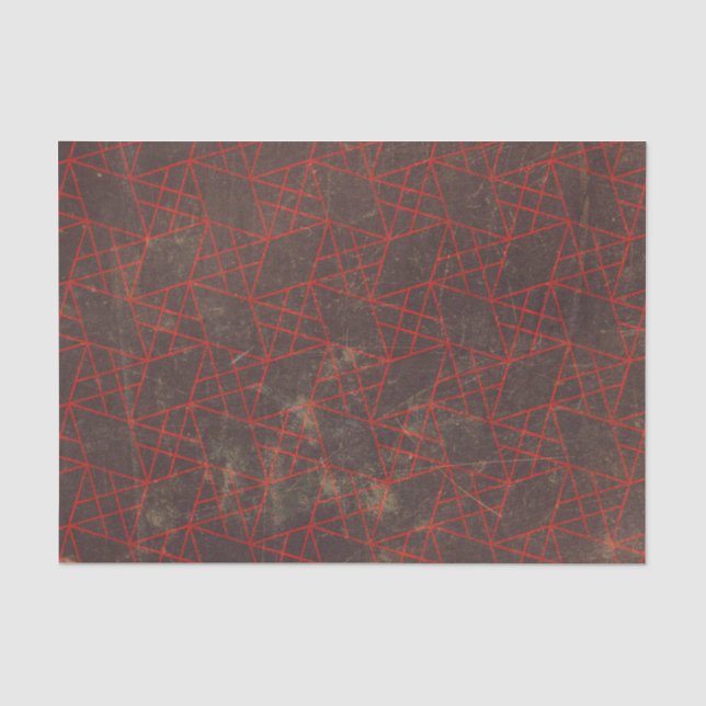 Papier Mousseline Grunge Texture Élégant Classé Patiné gris rouge (Recto)