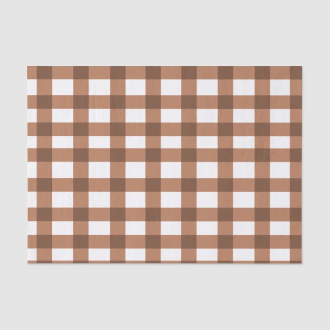Papier Mousseline Guingan Brown (Recto)