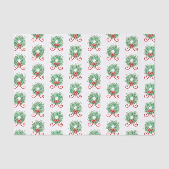 Papier Mousseline Guirlande de Noël (Recto)