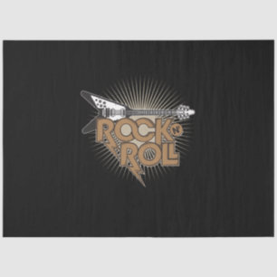 Papier Mousseline guitare rock n roll