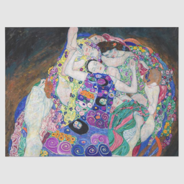 Papier Mousseline Gustav Klimt - La Vierge (Recto)