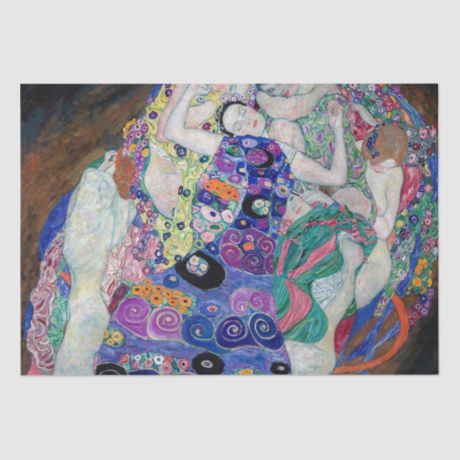 Papier Mousseline Gustav Klimt Peindre La Vierge (Recto)