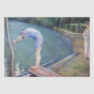 Papier Mousseline Gustave Caillebotte - Le Bather / Le Plongeur