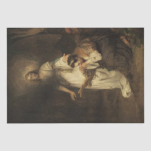 Papier Mousseline Hagar et l'Ange (par Carel Fabritius)