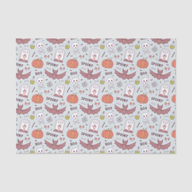 Papier Mousseline Halloween (Recto)