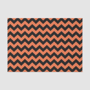 Papier Mousseline Halloween chevron tissu papier cadeau sac cadeau