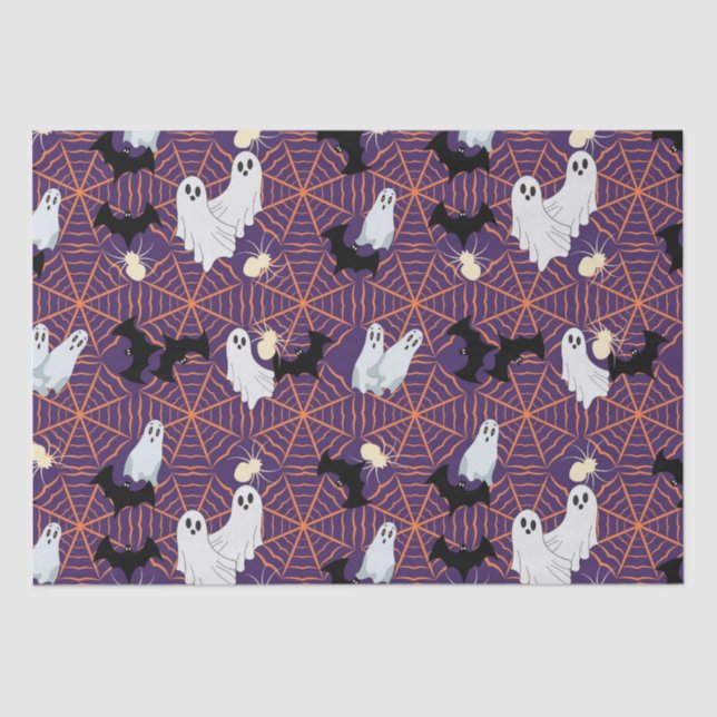Papier Mousseline Halloween design (Recto)
