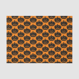 Papier Mousseline Halloween sculpté citrouille tête cadeau remplissa
