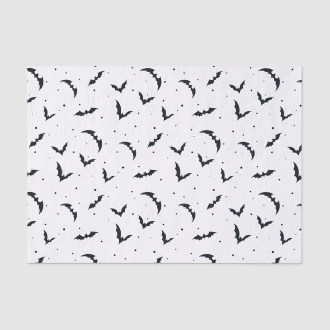 Papier Mousseline Halloween timbré (Recto)