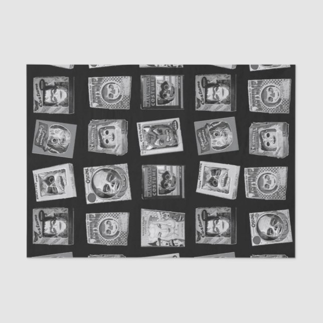 Papier Mousseline Halloween vintage (Recto)