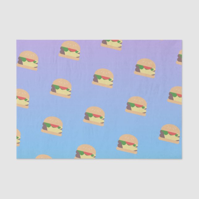 Papier Mousseline Hamburger de pastel d'Ombre (Recto)