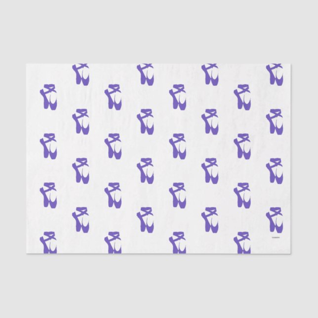Papier Mousseline HAMbyWG - Chaussons Ballerina en violet (Recto)