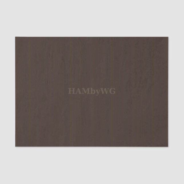 Papier Mousseline HAMbyWG - Papier de tissus - Brown de chocolat (Recto)
